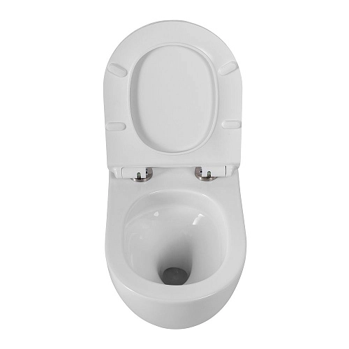 Унитаз подвесной BelBagno SFERA-TOR BB046CH-TOR/BB2111SC безободковый с сиденьем Унитаз подвесной BelBagno SFERA-TOR BB046CH-TOR/BB2111SC безободковый с сиденьем