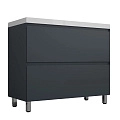 Тумба под раковину Style Line Манхэттен 100 см ЛС-00002369 напольная, графит Тумба под раковину Style Line Манхэттен 100 см ЛС-00002369 напольная, графит