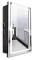 Зеркальный шкаф SILVER MIRRORS 462x762 мех. выключатель Hamburg-BLACK (LED-00002669) Зеркальный шкаф SILVER MIRRORS 462x762 мех. выключатель Hamburg-BLACK (LED-00002669)