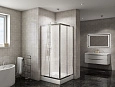 Душевой уголок BelBagno DUE-A-2-90-C-Cr 900x900 мм