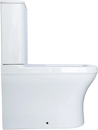 Чаша напольного унитаза Allen Brau Infinity 4.21012.20 с крышкой, белый глянец