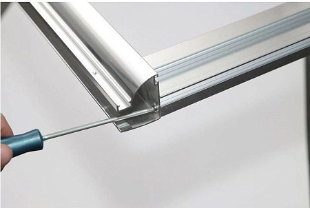 Душевая дверь Aquanet Alfa NAA6121 130, прозрачное стекло NAA6121 1300