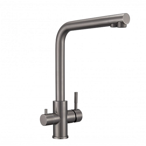 Смеситель для кухни Milacio Ultra ( MCU.553.GM ) вороненая сталь Смеситель для кухни Milacio Ultra ( MCU.553.GM ) вороненая сталь