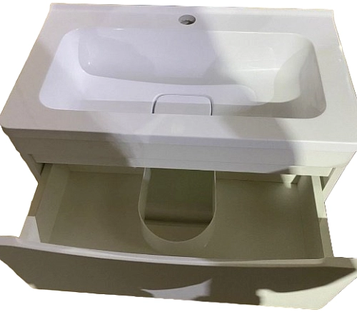 Тумба под раковину Style Line Бергамо мини 60 люкс PLUS белый СС-00002307 Тумба под раковину Style Line Бергамо мини 60 люкс PLUS белый СС-00002307