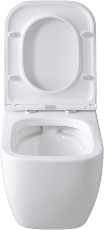 Унитаз подвесной Allen Brau Infinity 4.21004.20 с крышкой, белый глянец