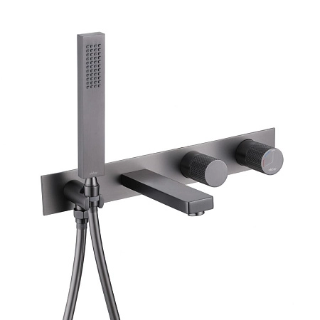 Смеситель для ванны ABBER Rund AF8730NG скрытого монтажа, никель