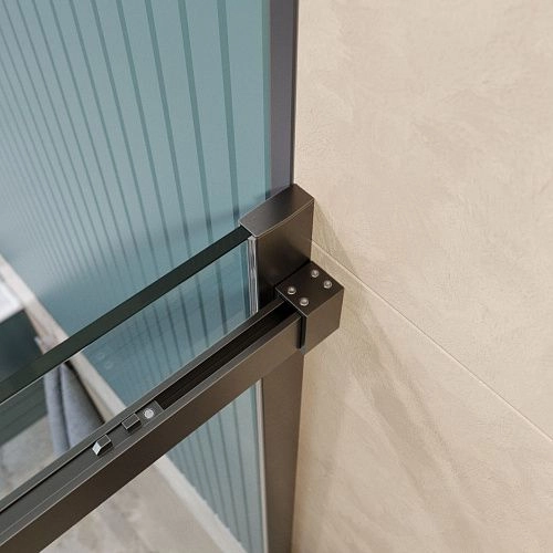 Душевая дверь BelBagno SOFT_CLOSE-2-BF-1-110-C-GM 110 см, профиль оружейная сталь, стекло прозрачное Душевая дверь BelBagno SOFT_CLOSE-2-BF-1-110-C-GM 110 см, профиль оружейная сталь, стекло прозрачное