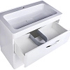 Тумба под раковину Style Line Каре 80 (2 ящ.) Люкс белая, PLUS СС-00002267 Тумба под раковину Style Line Каре 80 (2 ящ.) Люкс белая, PLUS СС-00002267