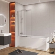 Шторка на ванну CEZARES SLIDER-VF-11-90/150-P-Cr 90см стекло рифленое, профиль хром Шторка на ванну CEZARES SLIDER-VF-11-90/150-P-Cr 90см стекло рифленое, профиль хром