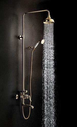 Душевая система Lemark Brava LM4762G, золото Душевая система Lemark Brava LM4762G, золото