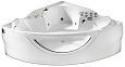 Акриловая ванна Gemy G9025 II B 155x155 угловая, универсальная, гидромассажная Акриловая ванна Gemy G9025 II B 155x155 угловая, универсальная, гидромассажная