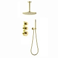 Душевая система Timo Saona SX-2399/17SM встраиваемая с термостатом золото матовое Душевая система Timo Saona SX-2399/17SM встраиваемая с термостатом золото матовое