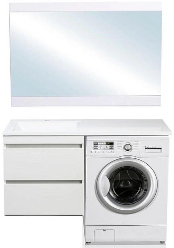 Тумба под раковину Style Line Даллас 110 люкс PLUS эмаль белый СС-00002350 Тумба под раковину Style Line Даллас 110 люкс PLUS эмаль белый СС-00002350