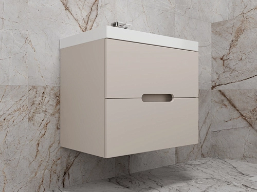 Тумба под раковину Style Line Матис 70, Classic 70, (2 ящика), крем, эмаль подвесная ЛС-00002309 Тумба под раковину Style Line Матис 70, Classic 70, (2 ящика), крем, эмаль подвесная ЛС-00002309