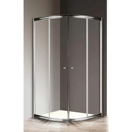 Душевой уголок Cezares Giubileo Scorrevole R2 (100x100) прозрачное стекло хром GIUBILEO-R-2-100-SCORREVOLE-C-Cr