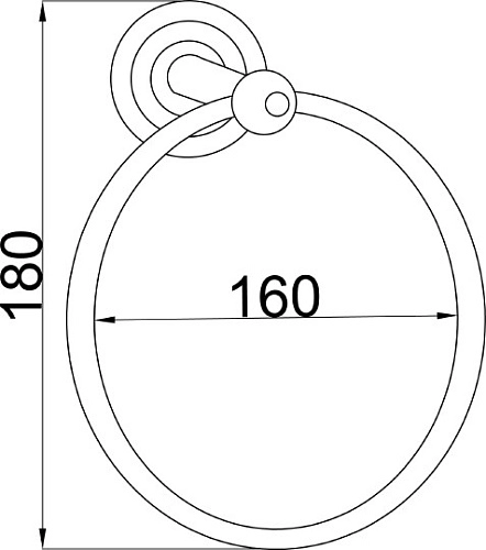 Полотенцедержатель Boheme Imperiale 10405 Полотенцедержатель Boheme Imperiale 10405