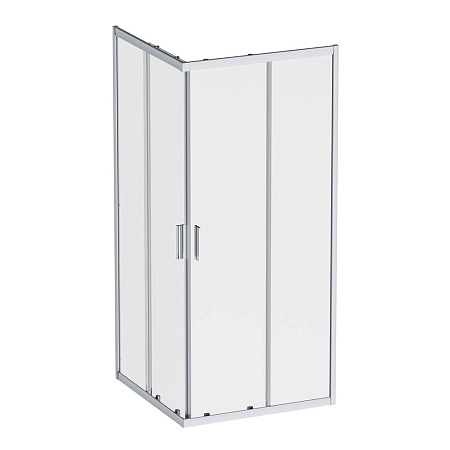 Душевой уголок AM.PM Gem W90G-403-9090MT 90x90 хром матовый, стекло прозрачное