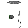 Душевая система Timo Saona SX-2370/03SM встраиваемая с термостатом черный Душевая система Timo Saona SX-2370/03SM встраиваемая с термостатом черный