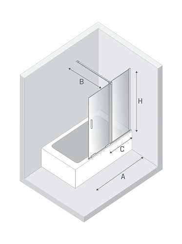 Шторка на ванну NEW TRENDY SMART GOLD BRUSHED 80x150 EXK-7785 брашированное золото Шторка на ванну NEW TRENDY SMART GOLD BRUSHED 80x150 EXK-7785 брашированное золото