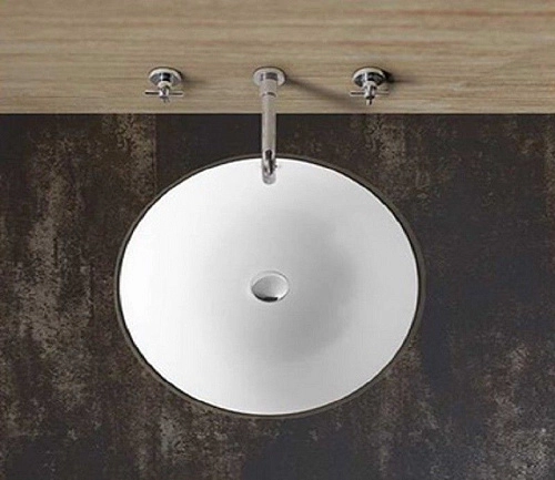 Раковина CeramaLux NYJ848 врезная, белый Раковина CeramaLux NYJ848 врезная, белый