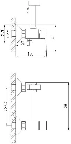 Гигиенический душ Haiba HB5513-7 Гигиенический душ Haiba HB5513-7