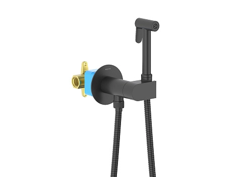 Гигиенический душ Aquatek ОБЕРОН AQ1024MB Черный матовый, встраиваемый Гигиенический душ Aquatek ОБЕРОН AQ1024MB Черный матовый, встраиваемый