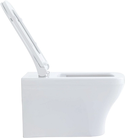 Унитаз подвесной Allen Brau Infinity 4.21011.20 с крышкой, белый глянец