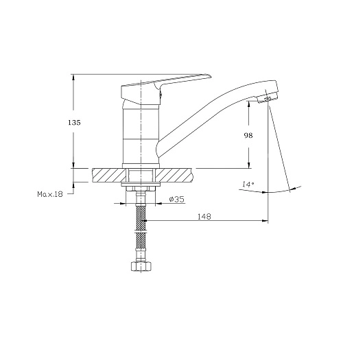 Смеситель для кухни RUSH Victoria (VI7135-26) Смеситель для кухни RUSH Victoria (VI7135-26)