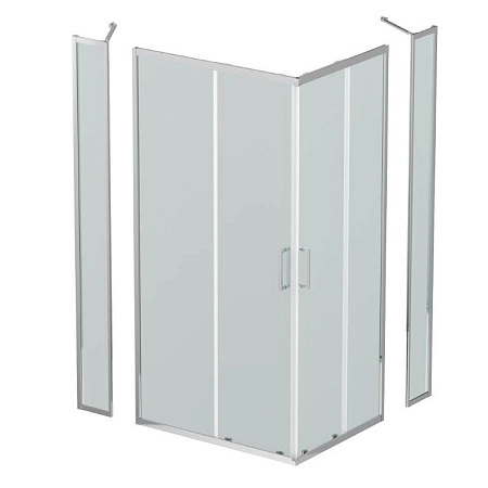 Душевой уголок BelBagno LUCE-AH-22-140/120-C-Cr