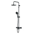 Душевая система AM.PM X-Joy F0785A522 с термостатом, верхний душ 220мм, черный Душевая система AM.PM X-Joy F0785A522 с термостатом, верхний душ 220мм, черный