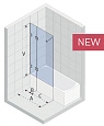 Шторка на ванну Riho Scandic S109 GC67200 100x150 Шторка на ванну Riho Scandic S109 GC67200 100x150