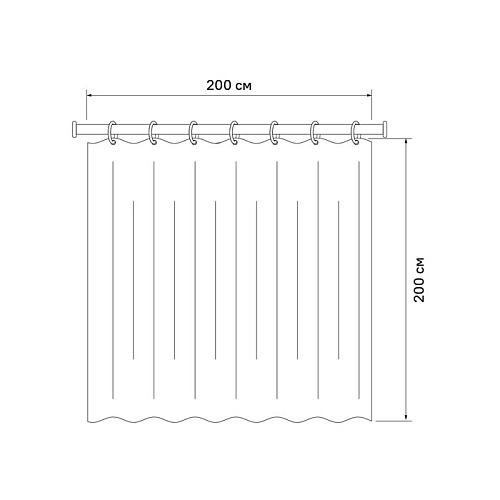 Штора для ванны IDDIS (SCID080P) Штора для ванны IDDIS (SCID080P)