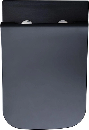 Унитаз подвесной Allen Brau Infinity 4.21011.31 с крышкой, черный матовый