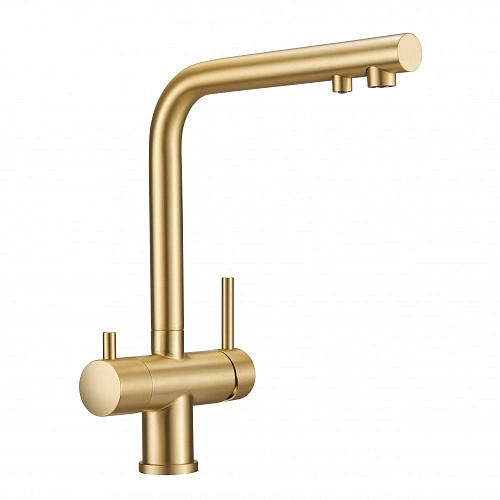 Смеситель для кухни Milacio Ultra 559 (MCU.559.GD) под фильтр, брашированное золото Смеситель для кухни Milacio Ultra 559 (MCU.559.GD) под фильтр, брашированное золото