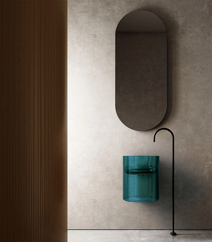 Раковина ABBER Kristall AT2704Aquamarin подвесная, прозрачная, бирюзовая Раковина ABBER Kristall AT2704Aquamarin подвесная, прозрачная, бирюзовая