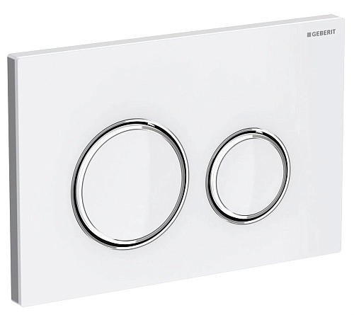 Клавиша смыва Geberit 115.884.SI.1 Sigma21белый, глянцевый хром Клавиша смыва Geberit 115.884.SI.1 Sigma21белый, глянцевый хром