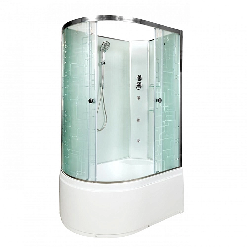 Душевая кабина Dto EM4512RN (EM4512RNGM) 120x80 см с гидромассажем Душевая кабина Dto EM4512RN (EM4512RNGM) 120x80 см с гидромассажем