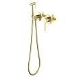 Гигиенический душ Aquatek Европа AQ1319BG золото шлифованное, встраиваемый Гигиенический душ Aquatek Европа AQ1319BG золото шлифованное, встраиваемый