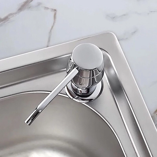 Дозатор жидкого мыла Haiba HB405 для кухонной мойки металл Дозатор жидкого мыла Haiba HB405 для кухонной мойки металл