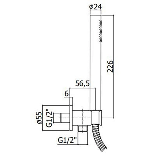 Душевая лейка CEZARES CZR-DEFA1-BIO Душевая лейка CEZARES CZR-DEFA1-BIO