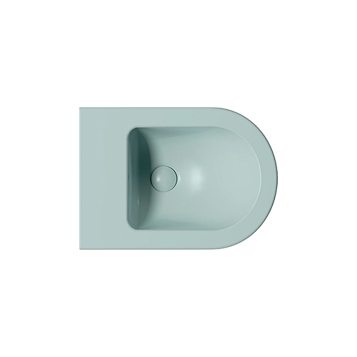 Биде подвесное GSI PURA голубой матовый (8864115) Биде подвесное GSI PURA голубой матовый (8864115)