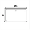 Душевой поддон River WEMOR 120/90/24 S прямоугольный 1200x900x240 мм 10000006112 Душевой поддон River WEMOR 120/90/24 S прямоугольный 1200x900x240 мм 10000006112