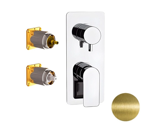 Смеситель для душа Remer Infinity I93KBVO, состаренная латунь