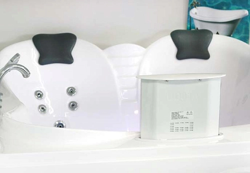 Акриловая ванна Gemy G9089 O L 187x187 квадратная левая, гидромассажная Акриловая ванна Gemy G9089 O L 187x187 квадратная левая, гидромассажная