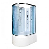 Душевая кабина Dto EM4512RN LED (EM4512RNLED+GM) 120x80 см с гидромассажем