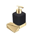 Дозатор жидкого мыла Boheme NEW VENTURO золото/черный 10317-G-B Дозатор жидкого мыла Boheme NEW VENTURO золото/черный 10317-G-B