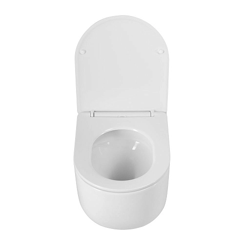 Унитаз подвесной BelBagno SOFT-TOR BB084CH-TOR/SC безободковый c сиденьем Унитаз подвесной BelBagno SOFT-TOR BB084CH-TOR/SC безободковый c сиденьем