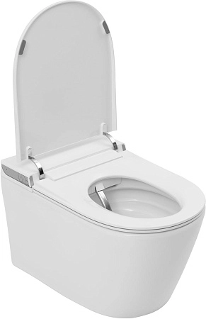 Унитаз подвесной Allen Brau Smart 4.I1001.20 с крышкой, белый, с функцией биде