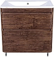 Тумба под раковину Style Line Атлантика 80 напольная, Люкс старое дерево, PLUS ЛС-00000665 Тумба под раковину Style Line Атлантика 80 напольная, Люкс старое дерево, PLUS ЛС-00000665