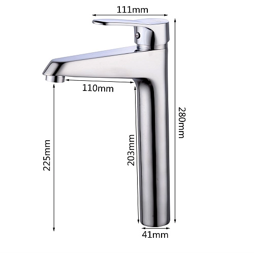 Смеситель для раковины River LUX R026 10000003154 Смеситель для раковины River LUX R026 10000003154